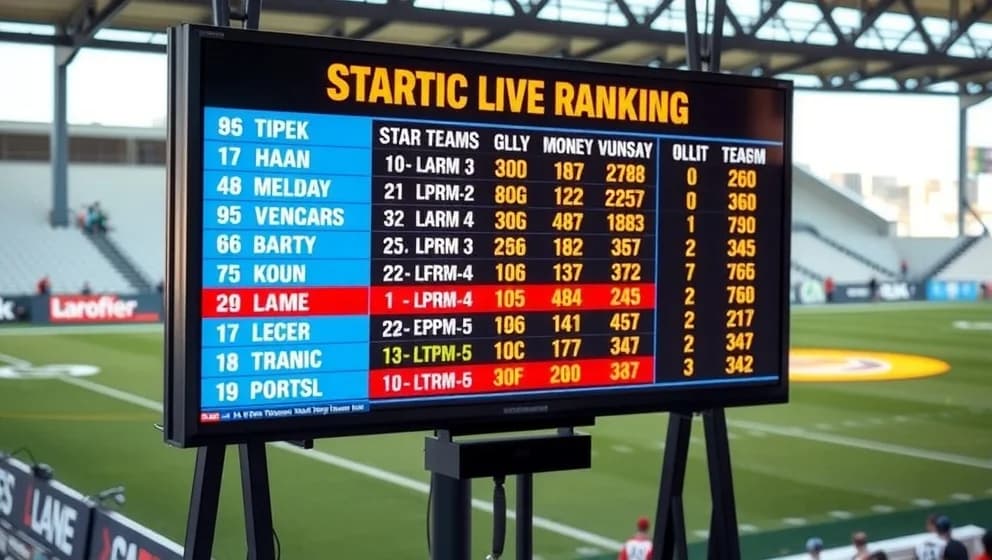 Poängställning i allsvenskan 2025