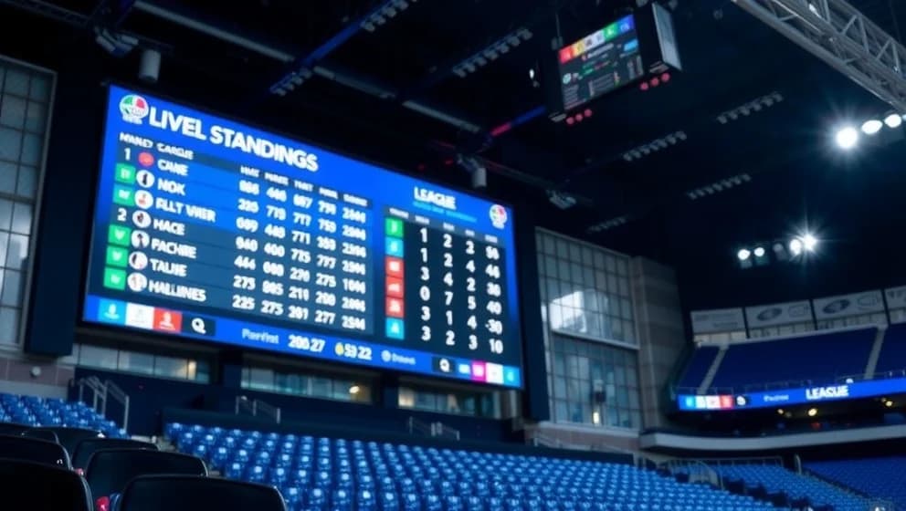 Poängställningen mellan Everton och Man Utd